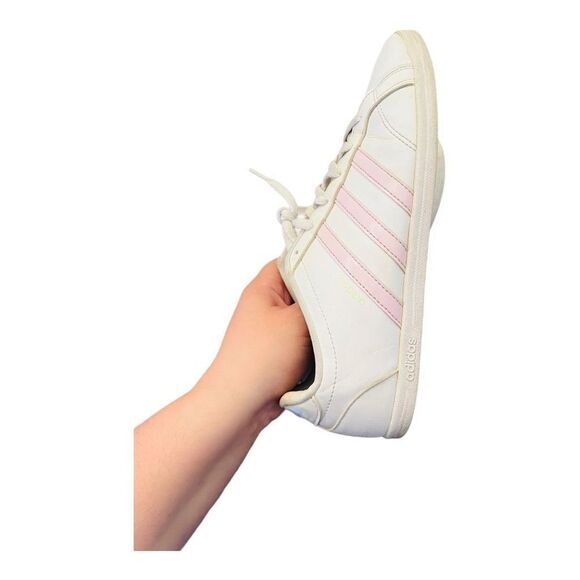 Adidas Ortholite Float Shoes in White and Pink size 8 1/2 leather sneakers - Picture 6 of 14